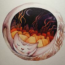 Mi Proyecto del curso: Acuarela en negativo para ilustración infantil. Un proyecto de Ilustración tradicional, Pintura, Dibujo a lápiz, Pintura a la acuarela, Ilustración infantil y Narrativa de mariana.michalcikova - 21.11.2021