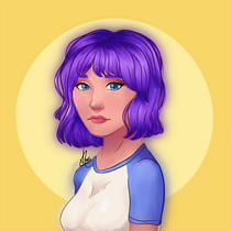 Meu projeto do curso: Retrato de personagens femininas com Procreate. Projekt z dziedziny Trad, c, jna ilustracja, Ilustracja c, frowa, R, sunek c i frow użytkownika vitoriaa_juk - 19.11.2021