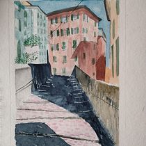 Genova Castelletto. Un progetto di Pittura e Pittura ad acquerello di Konstantina Letta - 21.11.2021