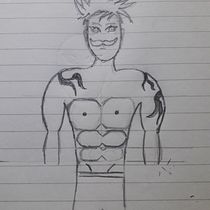 Mi Proyecto del curso: escanor. Traditional illustration, Character Design, Comic, Drawing, and Manga project by smaruzzi_p - 11.20.2021