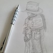 My project in Portrait Sketchbooking: Explore the Human Face course. Een project van  Schetsen,  Tekening,  Portrettekening,  Artistieke tekening y Sketchbook van Elaine Miller Anderson - 22.11.2021