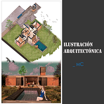 Mi Proyecto del curso: Ilustración digital de proyectos arquitectónicos. Un projet de Architecture, Pa, sagisme, Illustration numérique, Architecture numérique et Illustration architecturale de Eva Melissa Cardoza Martínez - 21.11.2021