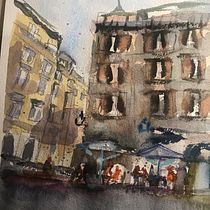 Il mio progetto del corso: Tecniche moderne di acquerello paesaggistico. Un progetto di Pittura, Pittura ad acquerello, Belle arti e Paesaggismo di Massimo Solli - 21.11.2021