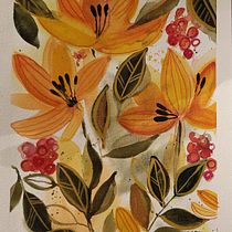 Mijn project van de cursus: Bloemen aquarelleren: leg contact met de natuur. Ilustração tradicional, Pintura, Pintura em aquarela e Ilustração botânica projeto de Judith van Rijswijk - 22.11.2021