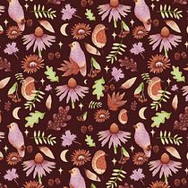 Mon projet du cours : Illustration numérique de motifs inspirés de la faune et la flore. Un progetto di Illustrazione tradizionale, Pattern design, Disegno, Illustrazione digitale e Illustrazione botanica di Laura Palmer - 22.11.2021