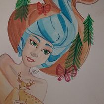 Mi Proyecto del curso: Técnicas de acuarela para ilustraciones de ensueño. Projekt z dziedziny Trad, c, jna ilustracja,  R, sunek, Malowanie akwarelą, Ilustracja w i dawnicza użytkownika Romina Suarez - 16.11.2021