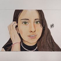 Mi Proyecto del curso: Retrato realista con lápices de colores. Traditional illustration, Fine Arts, Pencil Drawing, Drawing, Portrait Drawing, Realistic Drawing, and Artistic Drawing project by Gerardo Alejandro Breña Nieves - 11.21.2021