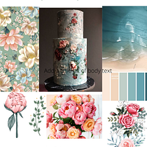 My project in Sugar Flowers for Cake Designs course. Un progetto di Design e DIY di Petra Lee - 23.11.2021