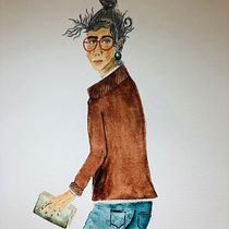 My project in Illustration and Character Development with Watercolor course . Un proyecto de Ilustración tradicional, Diseño de personajes, Pintura y Pintura a la acuarela de h_loretoba - 24.11.2021