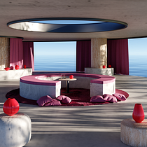 Il mio progetto del corso: ArchViz per interni: crea surreali design in 3D con Blender. Arquitetura, Arquitetura de interiores, Arquitetura digital, e Visualização arquitetônica projeto de gianpaolo.fioravanzo - 24.11.2021