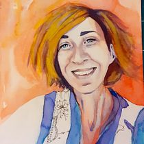 My project in Artistic Portrait with Watercolors course. Fine Arts, Painting, Watercolor Painting, and Portrait Drawing project by bourdetcaroline - 11.24.2021