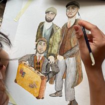 My project in Illustration and Character Development with Watercolor course. Een project van Traditionele illustratie, Ontwerp van personages, Schilderij y Aquarelschilderen van melisedes1908 - 24.11.2021