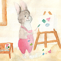 My project in Animal Characters in Watercolor for Children’s Books course. Traditional illustration, Fine Arts, Painting, Drawing, Watercolor Painting, Children's Illustration, and Narrative project by Ivy Wong - 11.24.2021