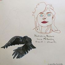 My project in Illustrating Nature: A Creative Exploration course. Traditional illustration, Painting, Drawing, Watercolor Painting, Ink Illustration, and Naturalistic Illustration project by Richard - 11.24.2021