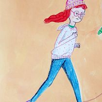Mi Proyecto del curso: Creación de personajes a partir de dibujos de observación. Un proyecto de Ilustración tradicional, Diseño de personajes, Dibujo y Sketchbook de Arlette Cassot - 24.11.2021