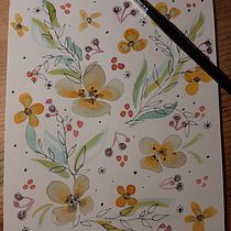 Mon projet du cours : Création d’une composition florale à l’aquarelle. Un progetto di Illustrazione tradizionale, Belle arti, Pittura, Pittura ad acquerello, Illustrazione botanica e Illustrazione naturalistica di Sandrine GiDes - 24.11.2021