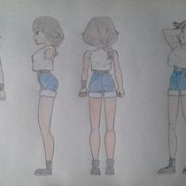 Mi Proyecto del curso: Dibujo de personajes manga desde cero. Traditional illustration, Character Design, Comic, Pencil Drawing, Drawing, and Manga project by Diego Maidana - 11.24.2021