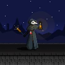 My project in Introduction to Character Design in Pixel Art course. Un progetto di Character design, Videogiochi, Pixel art e Progettazione di videogiochi di claycr4ne - 20.11.2021