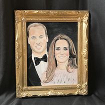 William & Kate. Painting, Oil Painting, and Fine Arts project by Kati Simmler - 11.25.2021