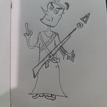 Meu projeto do curso: Introdução à criação de personagens estilo cartoon. Un projet de Illustration traditionnelle, Conception de personnages , et Dessin de Danilo Oliveira - 25.11.2021