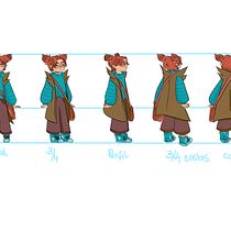 Meu projeto do curso: Design de personagens para animação com Photoshop. Animation, Character Design, and Character Animation project by Nicolly Amorim - 11.25.2021
