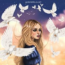 My project in Digital Fantasy Portraits with Photoshop course. Traditional illustration, Drawing, Digital Illustration, Portrait Drawing, Digital Drawing, and Digital Painting project by Aruncutean Gabriela - 02.15.2020