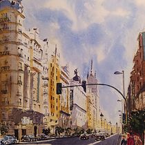 Mi Proyecto del curso: Dibujo arquitectónico con acuarela y tinta. Sketching, Drawing, Watercolor Painting, Architectural Illustration, Sketchbook & Ink Illustration project by roberto_mor - 11.25.2021