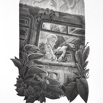 Narrativa visual con grafito.. Traditional illustration, Pencil Drawing, Drawing, Stor, telling, Artistic Drawing, and Narrative project by Hugo Reyes - 11.25.2021