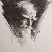 My project in Artistic Charcoal Portraiture: Creating Atmosphere course. Ilustração tradicional, Artes plásticas, Desenho, Desenho de retrato, Desenho realista, e Desenho artístico projeto de silvolavtizar - 25.11.2021