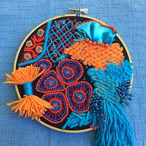 Mi Proyecto del curso: Creación de tapices bordados. Un projet de Broderie , et Décoration de Daniela De la Fuente - 25.11.2021