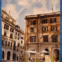Mi Proyecto del curso: Técnicas modernas para paisajes urbanos en acuarela. Un progetto di Pittura e Pittura ad acquerello di Alessandro GR - 26.11.2021