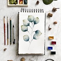 Mi Proyecto del curso: Dibujo y composición naturalista en acuarela. Traditional illustration, Drawing, Watercolor Painting, and Naturalistic Illustration project by Mayo Moreno - 11.26.2021