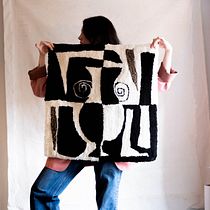 Mon projet du cours : Technique du tufting pour la création de tapis Ein Projekt aus dem Bereich H, werk, Dekoration von Innenräumen, Weben, DIY und Textildesign von Anais Vindel - 26.11.2021
