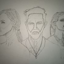 My project in Portrait Sketchbooking: Explore the Human Face course. Een project van  Schetsen,  Tekening,  Portrettekening,  Artistieke tekening y Sketchbook van Vendula Brunhoferová - 26.11.2021