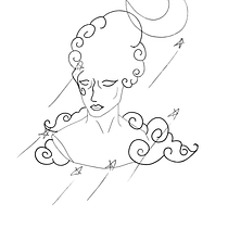 Meu projeto do curso: Venus. Een project van Traditionele illustratie, Vectorillustratie, Digitale illustratie y Redactionele illustratie van brunoviacava - 26.11.2021