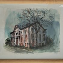 Mi Proyecto del curso: Dibujo arquitectónico con acuarela y tinta. Sketching, Drawing, Watercolor Painting, Architectural Illustration, Sketchbook & Ink Illustration project by Edgar Martínez Mendoza - 11.26.2021