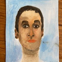 My project in Artistic Portrait with Watercolors course. Fine Arts, Painting, Watercolor Painting, and Portrait Drawing project by ainur - 10.29.2021