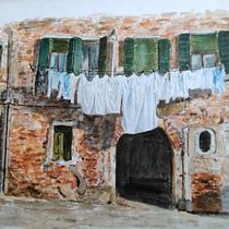 Il mio progetto del corso: Tecniche moderne di acquerello paesaggistico. Un progetto di Pittura e Pittura ad acquerello di maricra09 - 27.11.2021