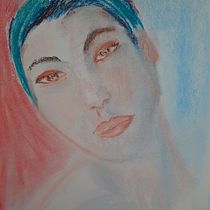 My project in Expressive Portrait Drawing with Soft Pastels course. Traditional illustration, Fine Arts, Drawing, Portrait Drawing, and Artistic Drawing project by majka13_79 - 11.27.2021