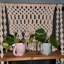 Mi Proyecto del curso: Diseño de accesorios en macramé - Belen Senra. Un proyecto de Diseño de complementos, Artesanía, Decoración de interiores, Tejido y Macramé de xiniarm1983 - 25.11.2021