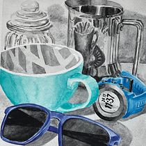 My project in Contemporary Still Life with Watercolor course Ein Projekt aus dem Bereich Traditionelle Illustration, Malerei und Aquarellmalerei von ceri_donovan - 27.11.2021