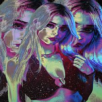 My project in Abstract Portraiture with Photoshop and After Effects course. Een project van Animatie, 2D-animatie y Digitale illustratie van Théo Bonnefons - 25.11.2021
