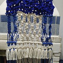 Mi Proyecto del curso: Introducción al macramé: creación de un tapiz decorativo Ein Projekt aus dem Bereich Erweiterungsentwicklung, H, werk, Innendesign, Dekoration von Innenräumen und Weben von Ana Menezes - 27.11.2021