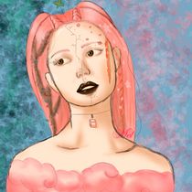 Mi Proyecto del curso: Uno solo . Traditional illustration, Drawing, Digital Illustration, Portrait Drawing, Digital Drawing, and Digital Painting project by Melanii Ü Fonseca - 11.28.2021