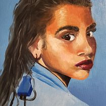 My project in Expressive Oil Portraiture: Explore the Alla Prima Technique course. Fine Arts, Painting, and Oil Painting project by sarah_jane_keiser - 12.01.2021