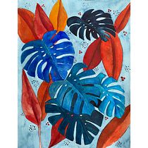 My project in Negative Watercolor Painting for Botanical Illustration course Ein Projekt aus dem Bereich Traditionelle Illustration, Aquarellmalerei und Botanische Illustration von Katrien - 28.11.2021