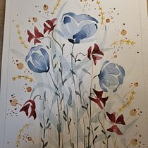 Mon projet du cours : Création d’une composition florale à l’aquarelle. Un progetto di Illustrazione tradizionale, Belle arti, Pittura, Pittura ad acquerello, Illustrazione botanica e Illustrazione naturalistica di amandine.gratessole - 28.11.2021