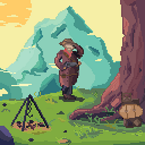 Mountain Cowboy. Un progetto di Character design, Videogiochi, Pixel art e Progettazione di videogiochi di Kaylob Eyles - 27.11.2021