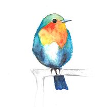 My project in Artistic Watercolor Techniques for Illustrating Birds course. Traditional illustration, Watercolor Painting, Realistic Drawing, and Naturalistic Illustration project by milena313 - 11.28.2021