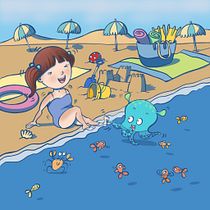 Il mio progetto del corso: Creazione di personaggi per racconti per bambini con Procreate. Projekt z dziedziny Trad, c, jna ilustracja, Projektowanie postaci, Ilustracja c, frowa, Ilustracje dla dzieci, R, sunek c i frow użytkownika Živa Pahor - 28.11.2021